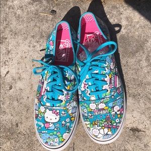 Rare EUC Hello Kitty Vans size 7.5